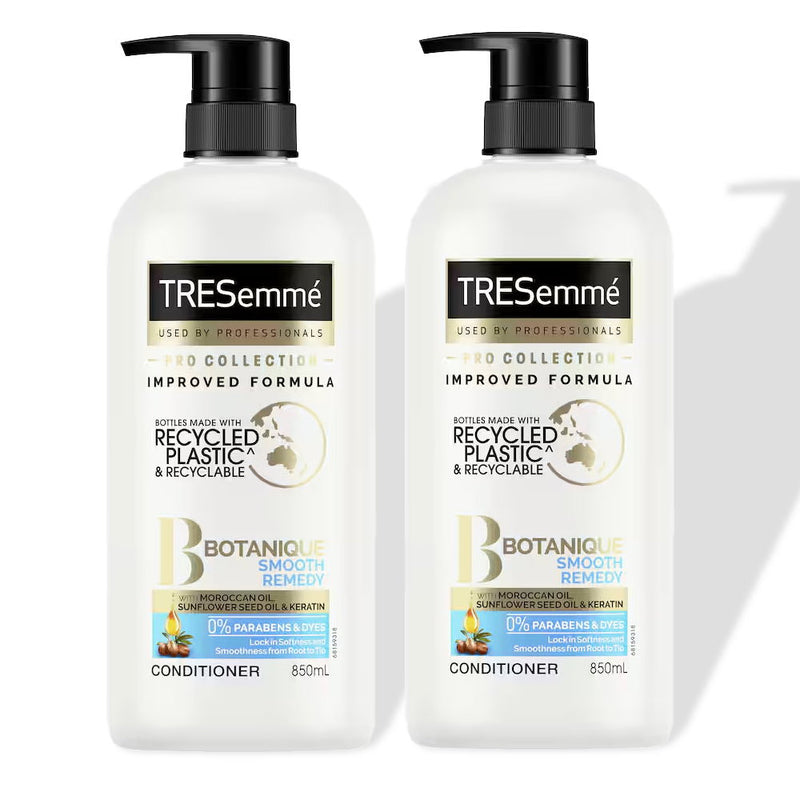 2x Tresemme Smooth Remedy Conditioner 850ml