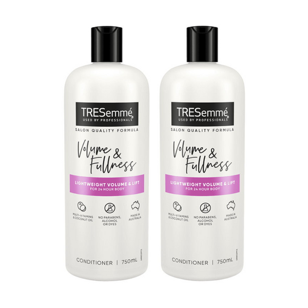 2x Tresemme Volume and Fullness Conditioner 750ml - Tresemme Shampoo and Conditioner 