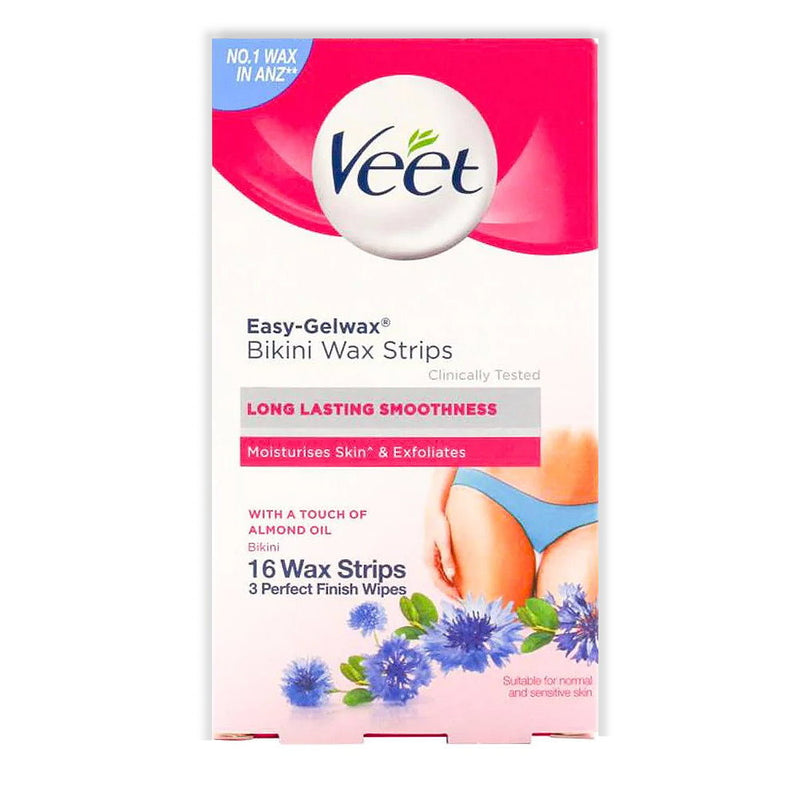 6x Veet Bikini Wax 16 Strips