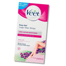 Veet Easy Gel Legs and Body Wax Strips Shea Butter and Acai Berries 20 Pack