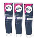 3x Veet Expert Legs Body Full Bikini Hair Removal Cream 100ml