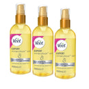 3x Veet Expert Miraculous Oil for Pre and Post Wax and Depilatory Hair Removal 100ml