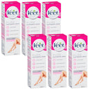 6x Veet Pure Hair Removal Cream Legs And Body Normal Skin 100ml