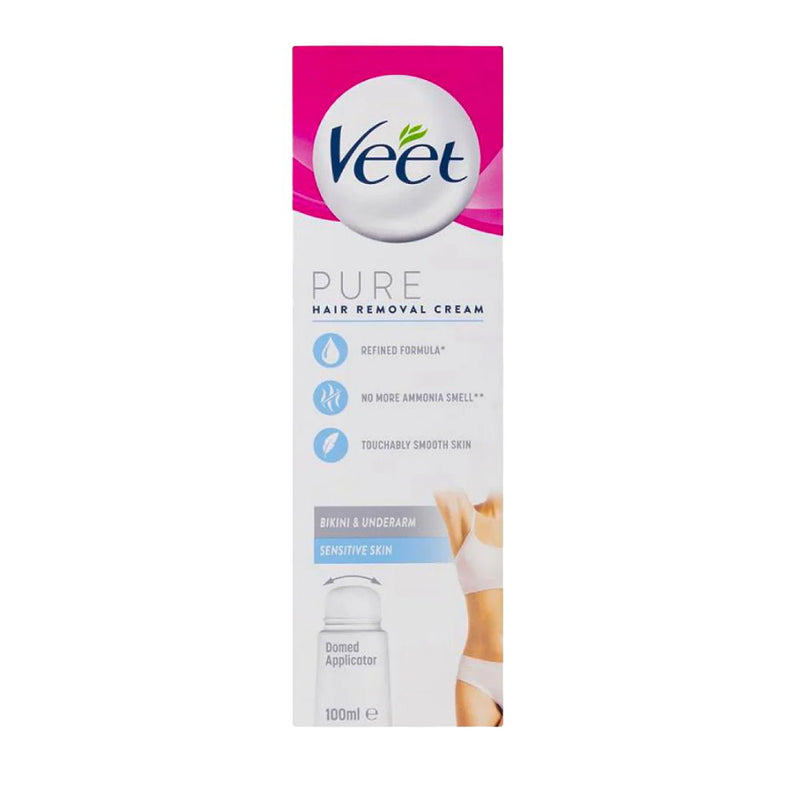 Veet Pure Hair Removal Cream Legs And Body Sensitive Skin 100ml