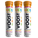 3x VOOST Kids Calcium Berry + Vanilla Effervescent Tablets 20 pack - Makeup Warehouse Australia