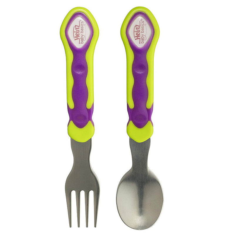 Heinz Baby Basics Spoon and Fork Set 12m+ Makeup Warehouse Australia