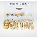 Rosy Lane Assorted Gold & Pearl Beautiful Earrings