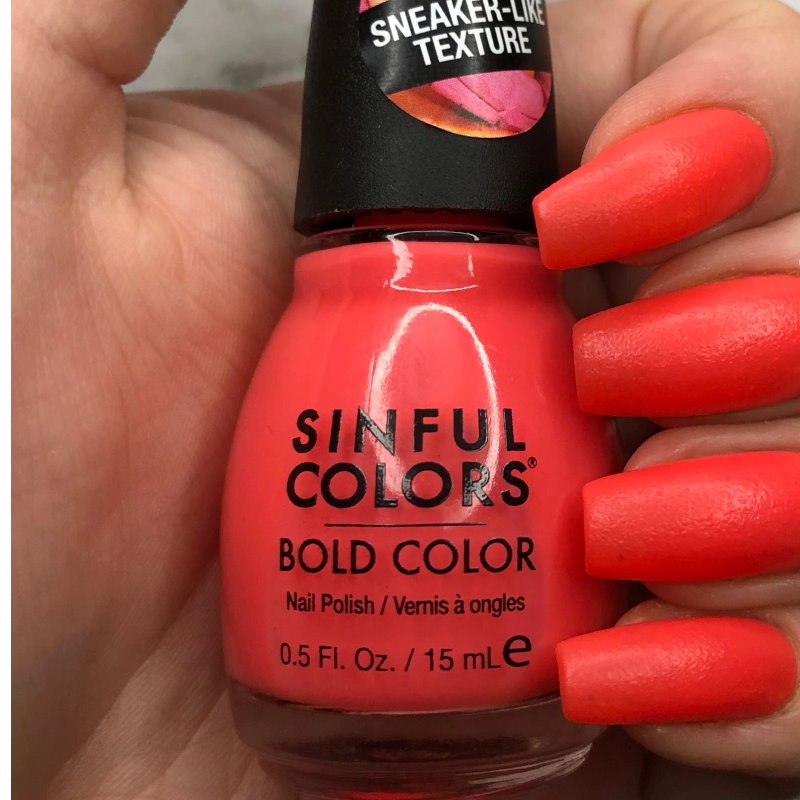 Sinful Colours Bold Colour Texture Nail Polish 2681 Warning