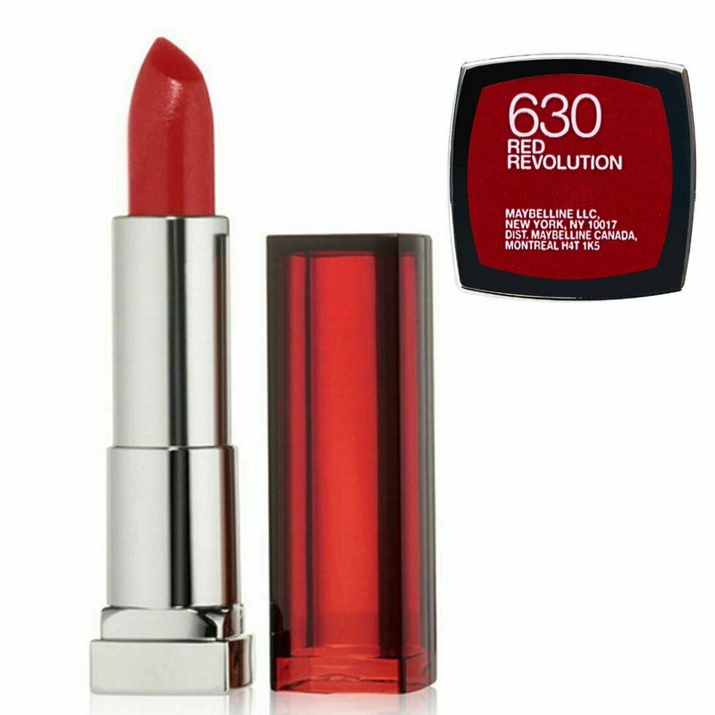 4x Maybelline Color Sensational Lipcolour Lipstick 630 Red Revolution