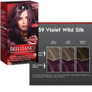 Schwarzkopf Brilliance Intense Colour Creme Hair Colour 59 Violet Wild Silk - Makeup Warehouse Australia 