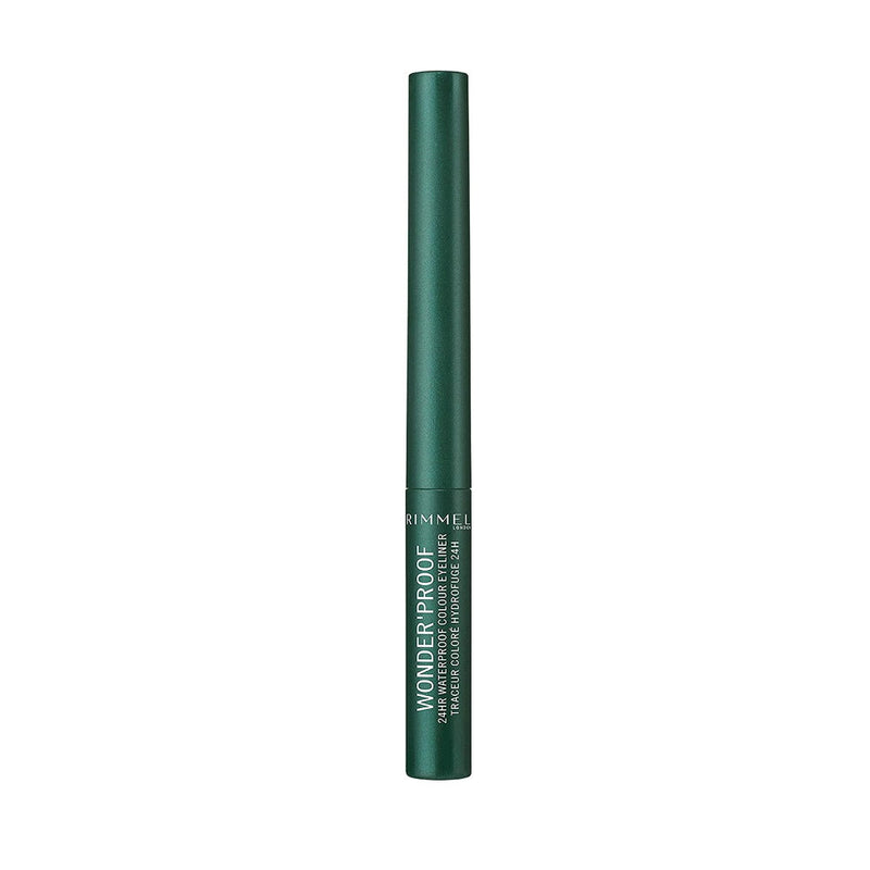 3 x Rimmel WonderProof 24HR Waterproof Colour Eyeliner 1.4 ml - 03 Precious Emerald