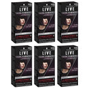 6x Schwarzkopf LIVE Salon Permanent Hair Colour 3-99 Deep Violet