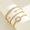 Rosy Lane Set of 4 Gold Chain Bracelets