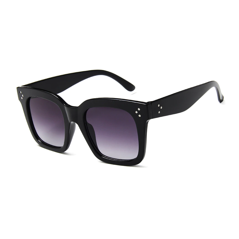 Rosy Lane Square Frame Sunglasses Black