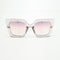 Rosy Lane Vintage Oversized Cat Eye Sunglasses Clear - Pink Purple Gradient
