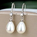 Buy Online Now Rosy Lane Beautiful Teardrop Pearl Zircon Earrings - Makeup Warehouse